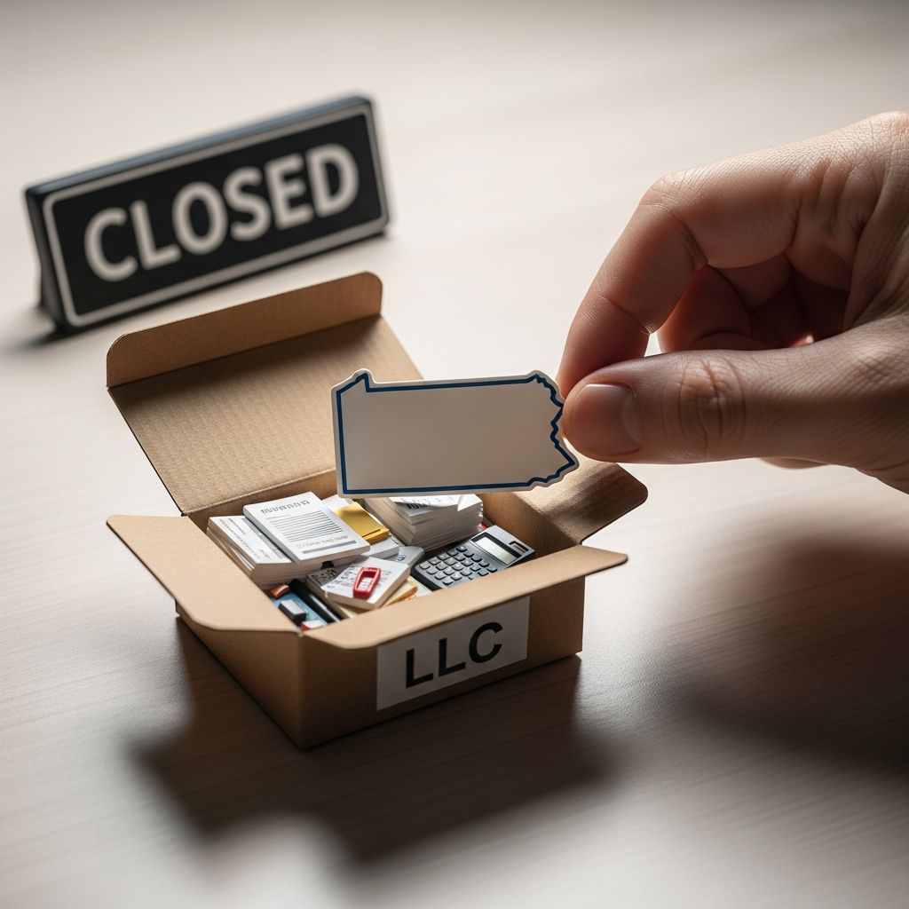 Master the full process of shutting down your Pennsylvania LLC, from member votes to final filings and tax clearances.