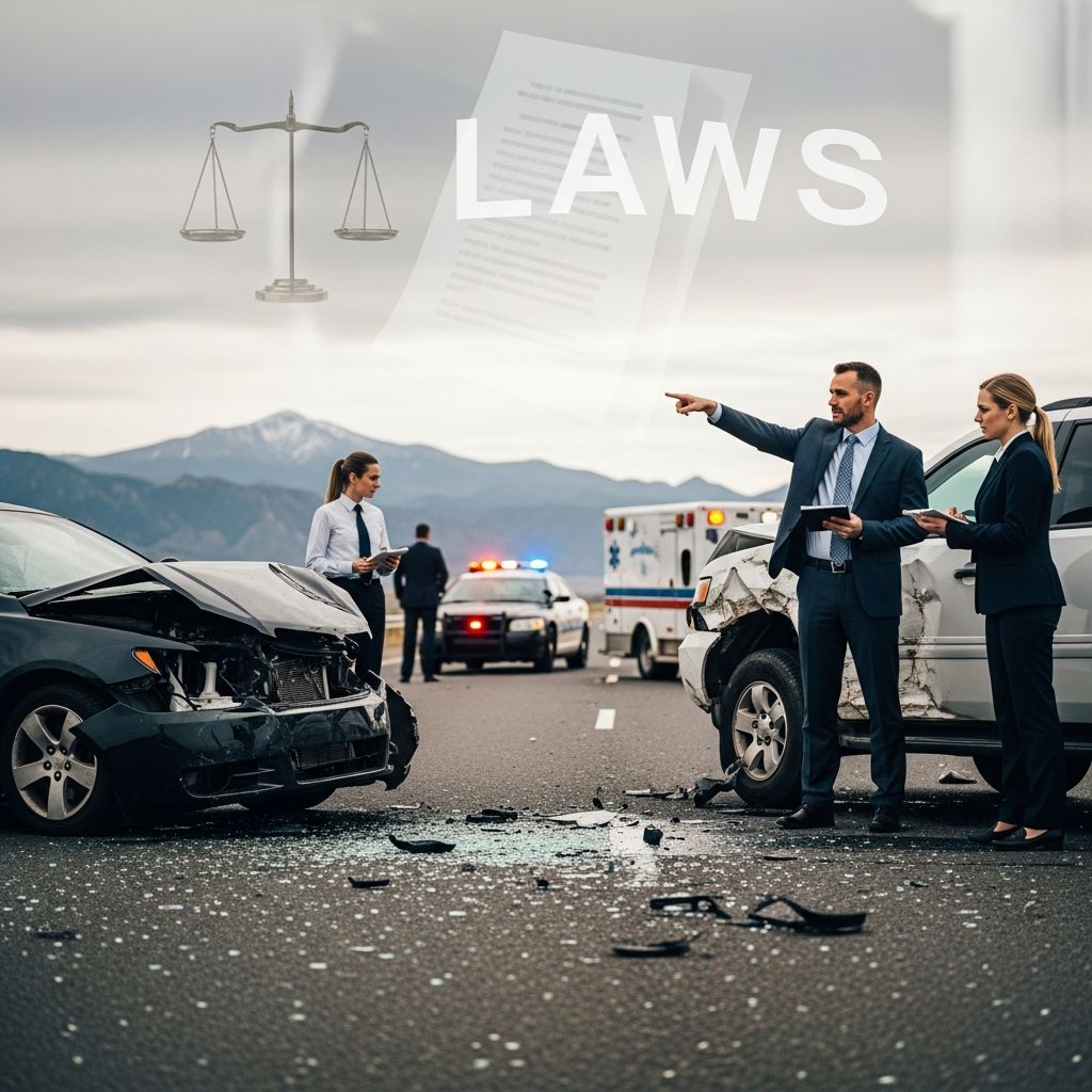 Essential guide to Colorado's car accident regulations, insurance rules, fault determination, and victim rights in 2026.