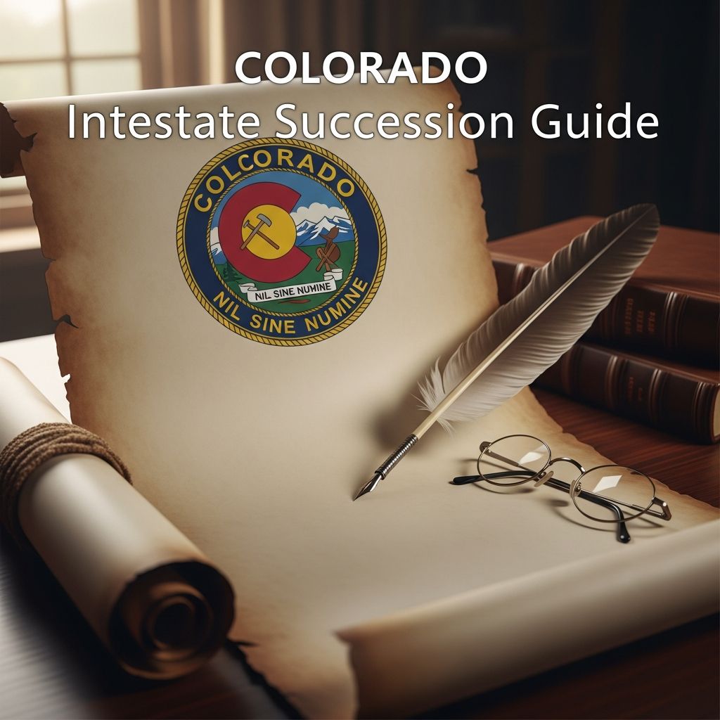 Understand how Colorado distributes your estate without a will: key rules, family shares, and planning tips.