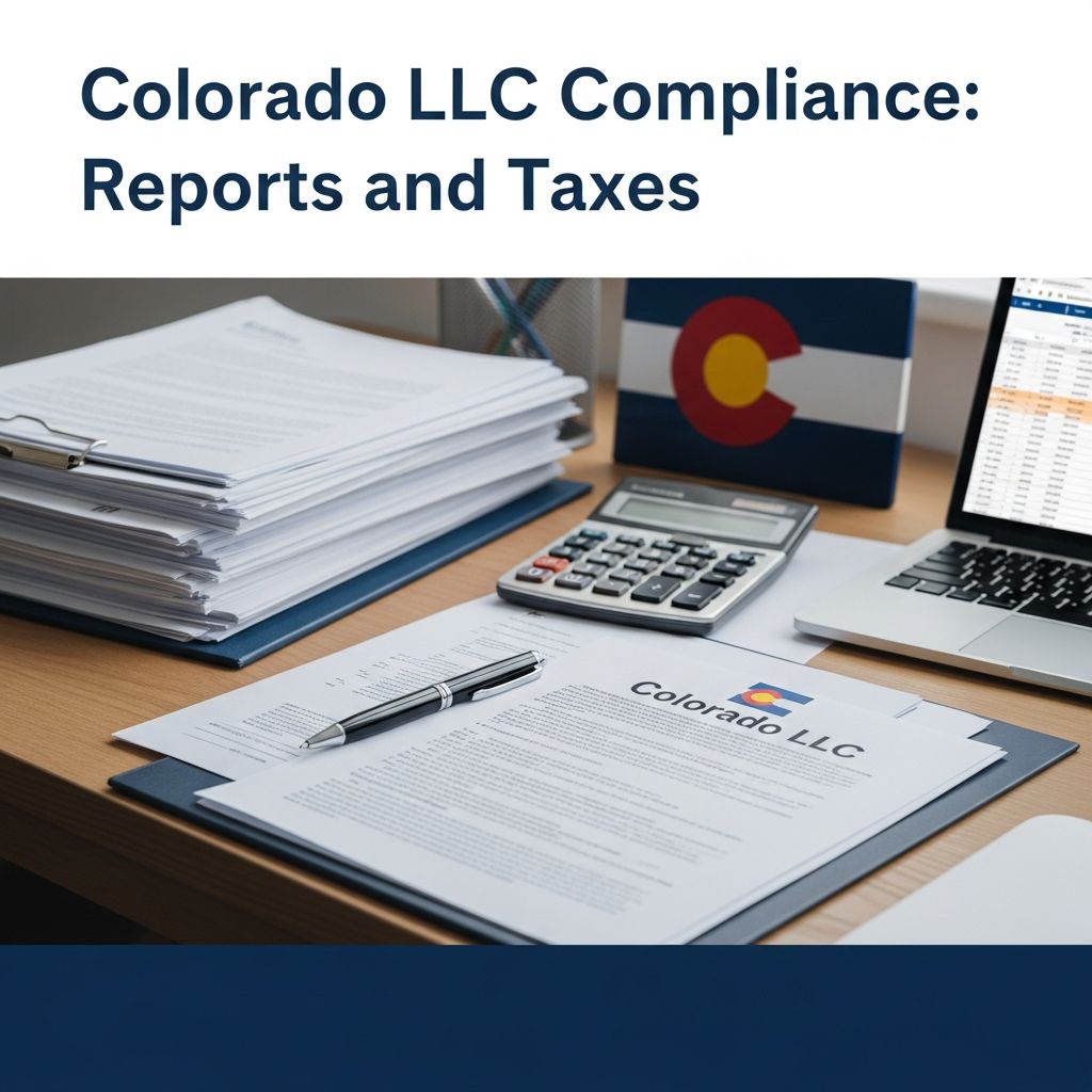 Master Colorado LLC periodic reports and tax obligations to ensure ongoing compliance and avoid costly penalties.