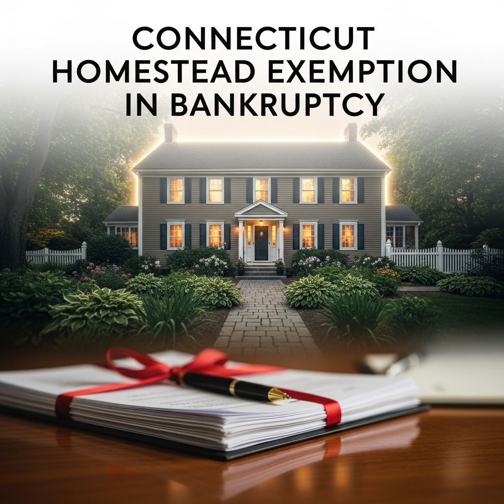 Protecting your home equity up to $250,000 in Connecticut bankruptcy filings with state exemptions.