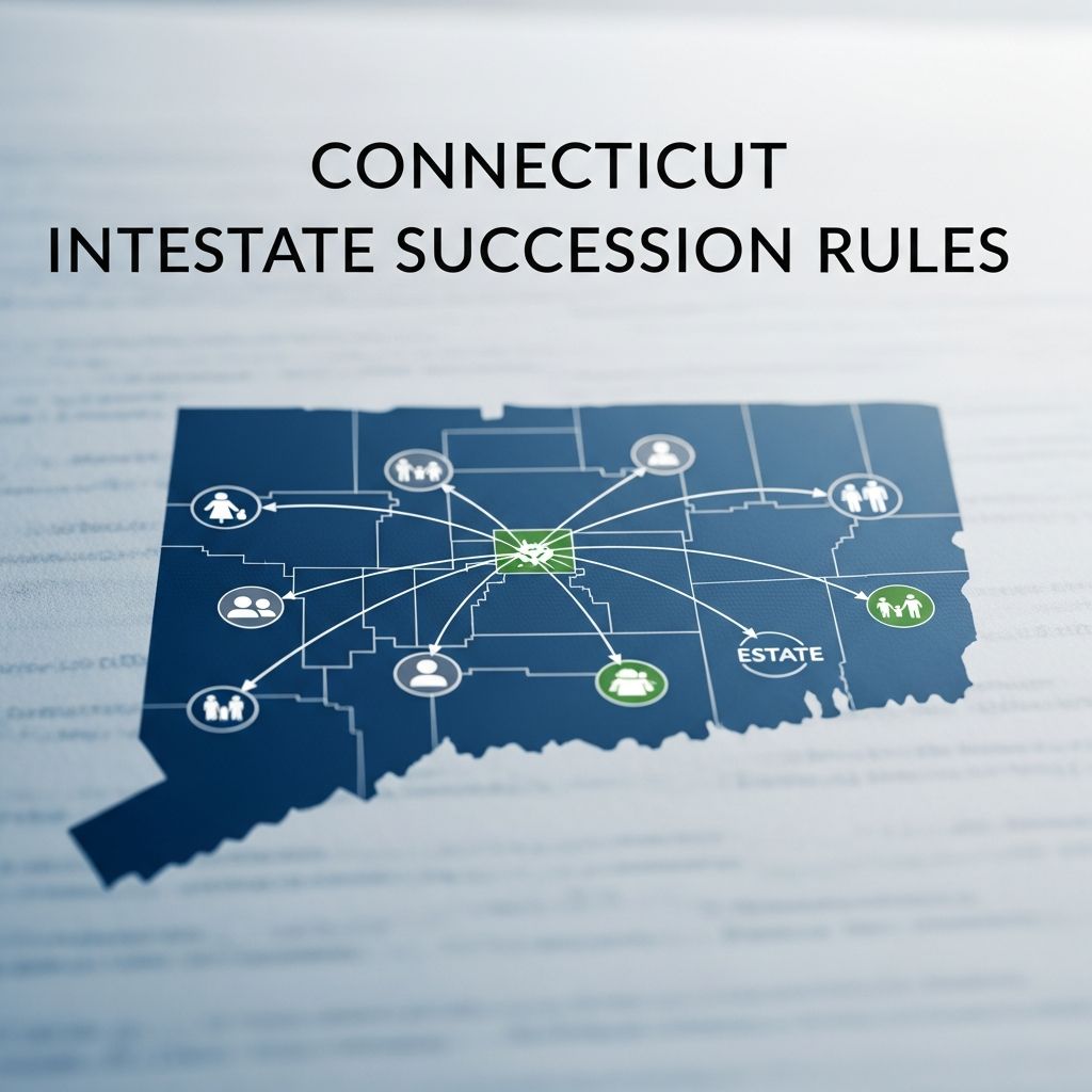 Understand Connecticut's intestate succession laws: who inherits when there's no will, from spouses to distant relatives.