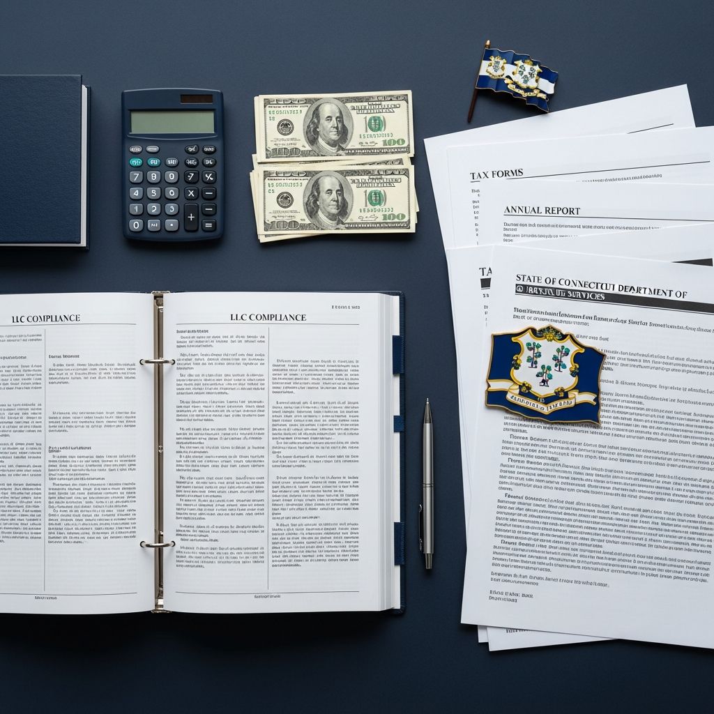 Master Connecticut LLC annual reports, tax obligations, and compliance to keep your business thriving without penalties.