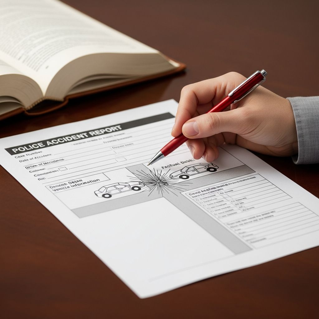 Learn essential steps to challenge and amend inaccurate police reports after a car accident for fair insurance claims and legal outcomes.