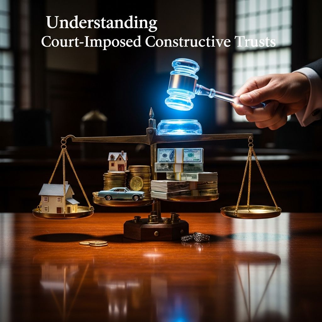 Discover how courts use constructive trusts to rectify unjust property gains in legal disputes and personal injury cases.
