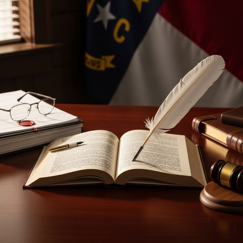 Comprehensive guide to North Carolina will requirements, types, execution, and new electronic storage options starting 2026.