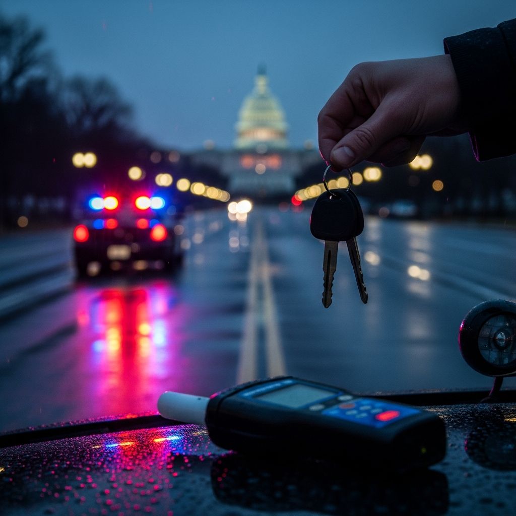 Comprehensive guide to Washington D.C. DUI regulations, penalties, defenses, and recent legal changes for drivers.