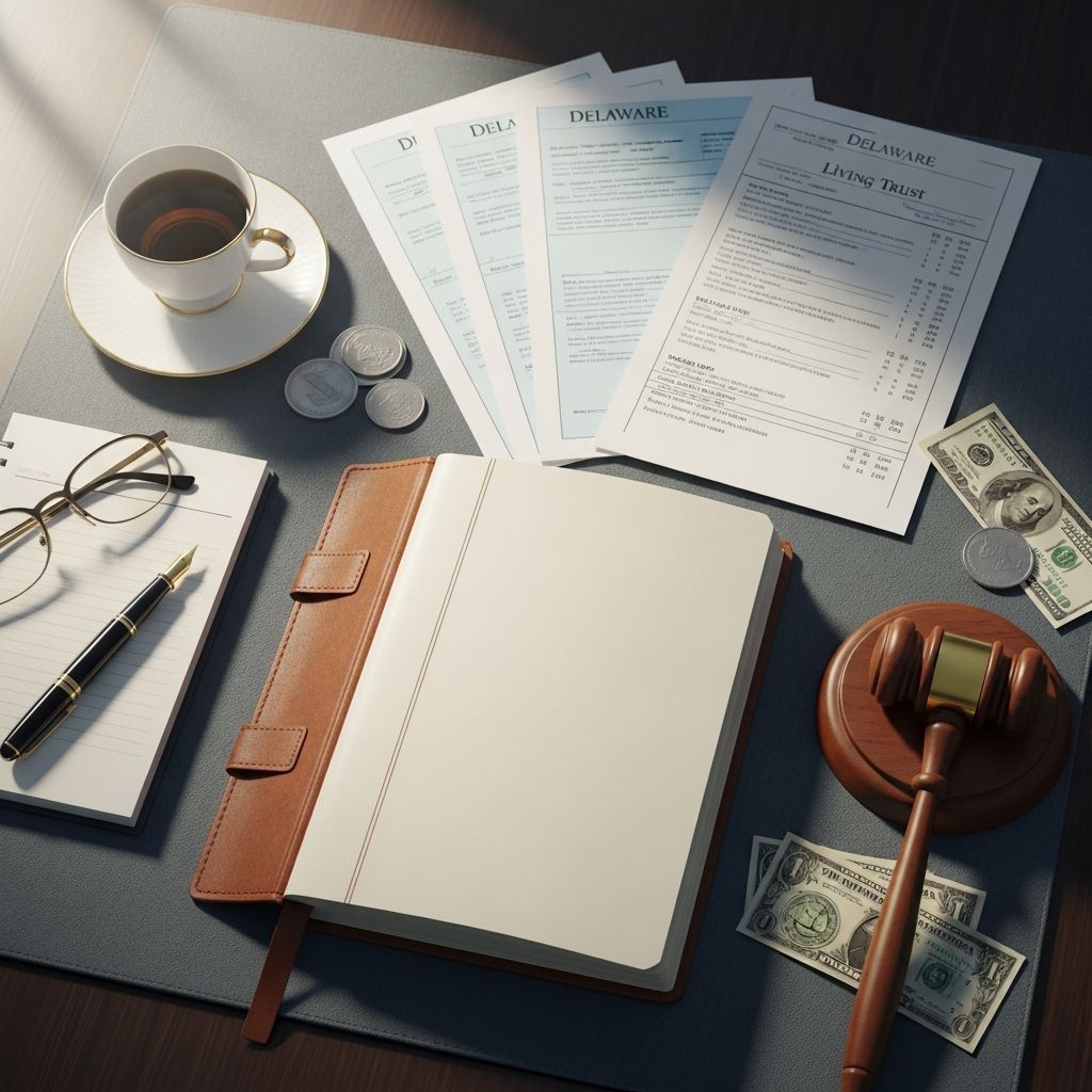 Comprehensive guide to creating and managing living trusts in Delaware for seamless asset transfer and probate avoidance.