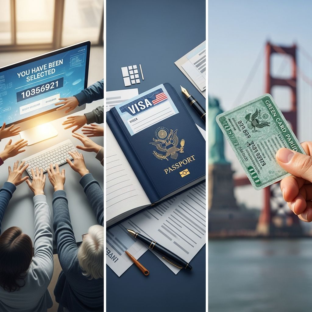 Navigate the complete journey from lottery winner to permanent U.S. resident.