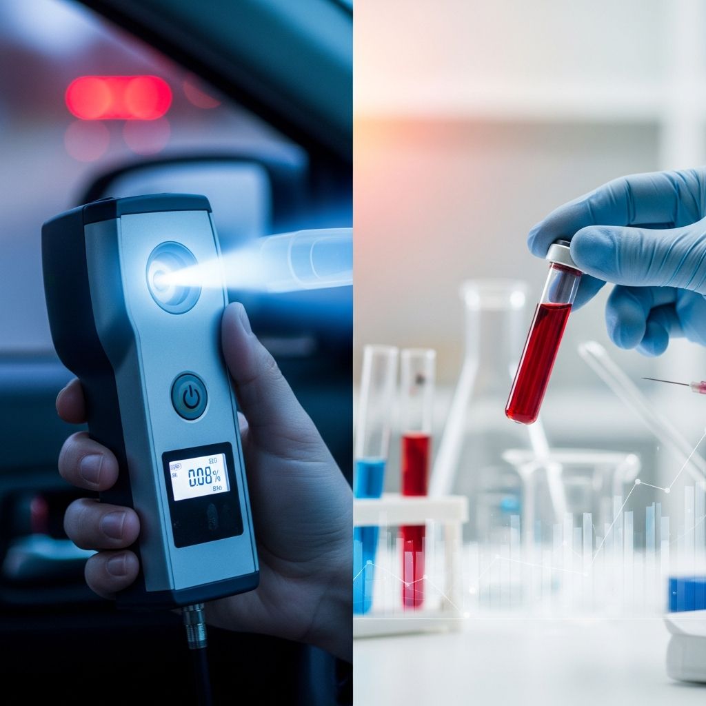 Uncover the key differences, accuracy issues, and legal challenges in breathalyzer and blood tests for DUI cases nationwide.