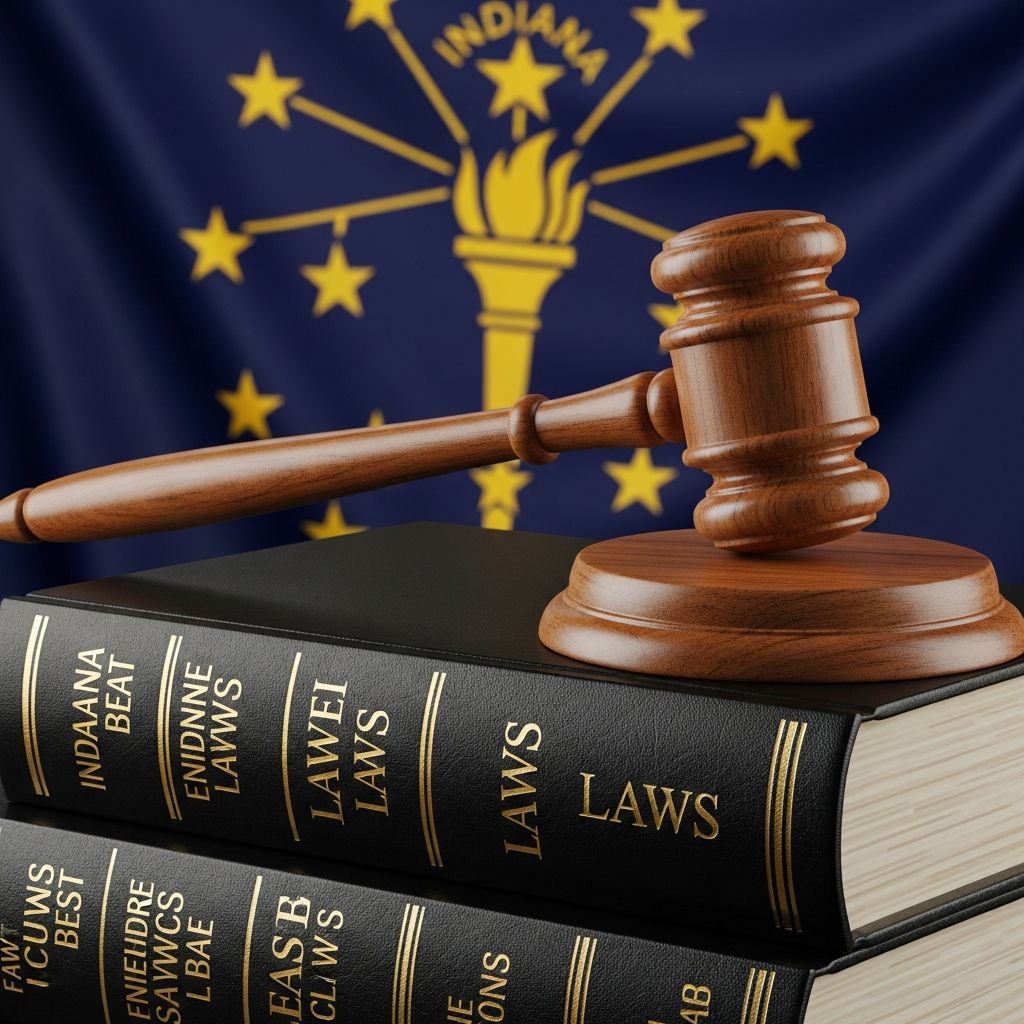 Navigate Indiana's legal landscape with confidence: key statutes on guns, cannabis, traffic, employment, and family rights explained.