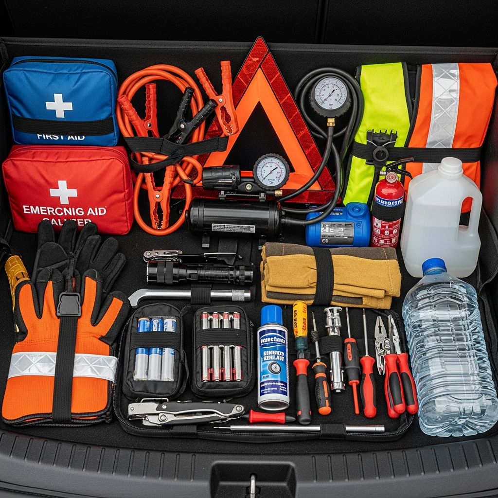 Discover must-have items for your vehicle to handle emergencies, legal needs, and daily preparedness effectively.