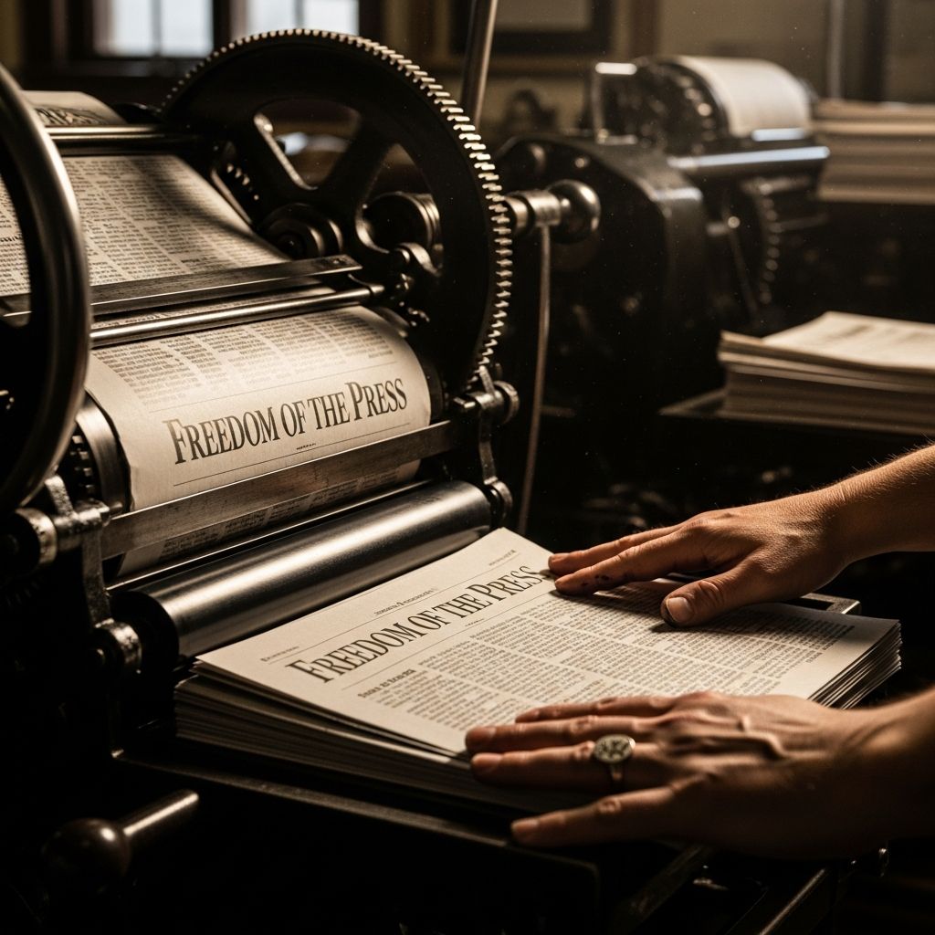 Discover the foundational principles of press freedom in the U.S., from constitutional safeguards to modern challenges and limitations.