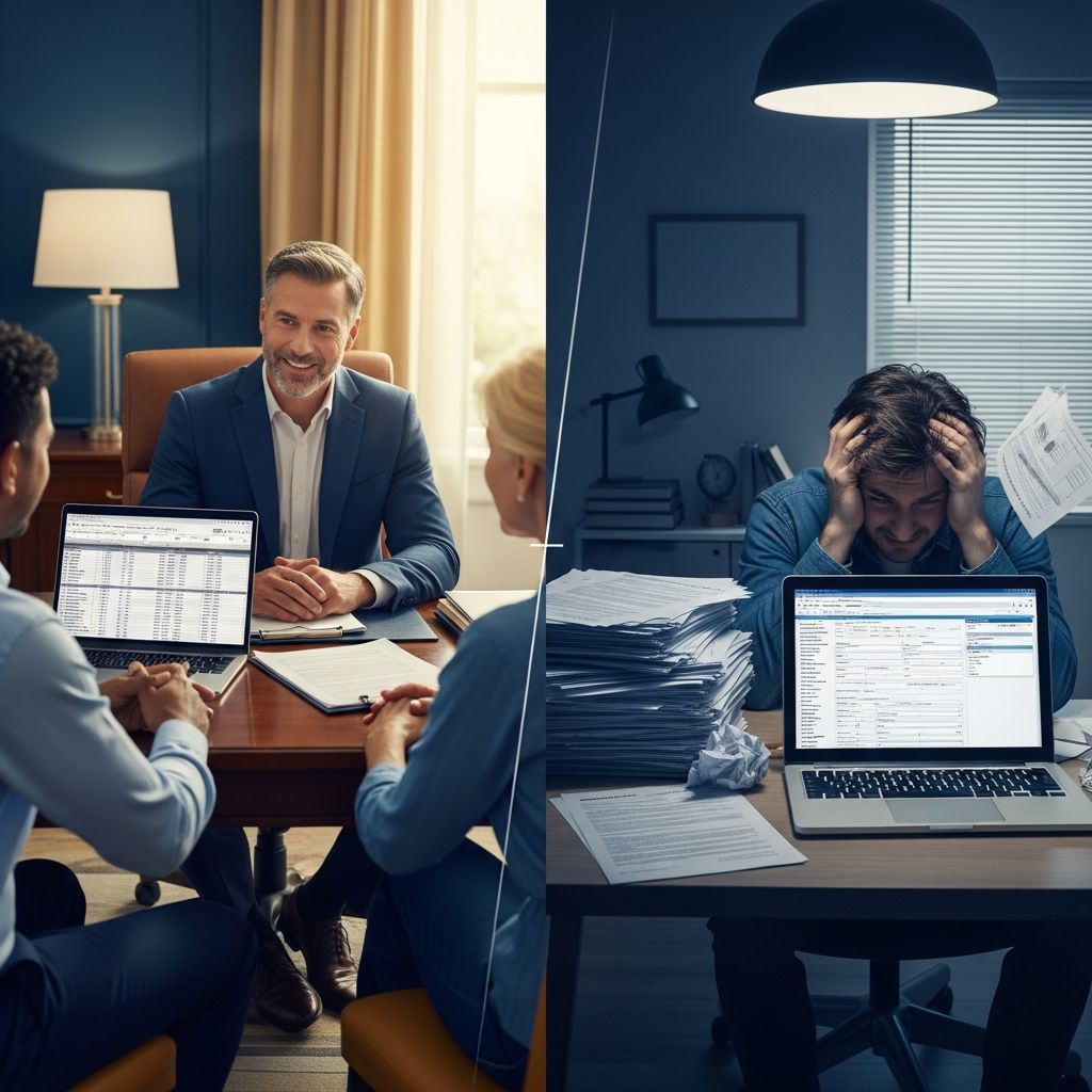 Weighing the pros and cons of hiring an estate planning attorney versus using online templates.