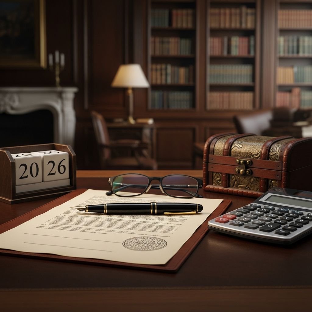 Craft a thoughtful estate plan in 2026 to protect loved ones, minimize taxes, and ensure your wishes are honored seamlessly.