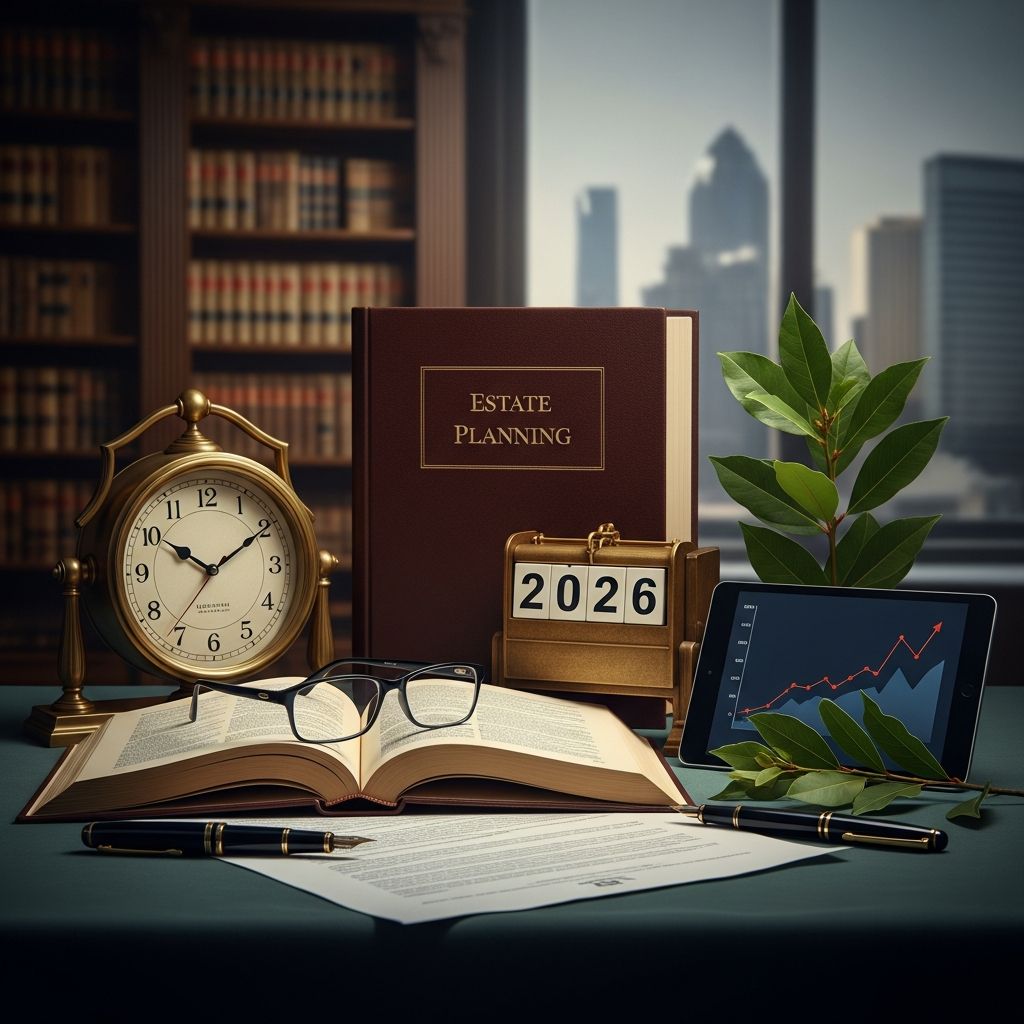 Navigate 2026 estate planning changes with comprehensive guidance on exemptions, trusts, and tax strategies.