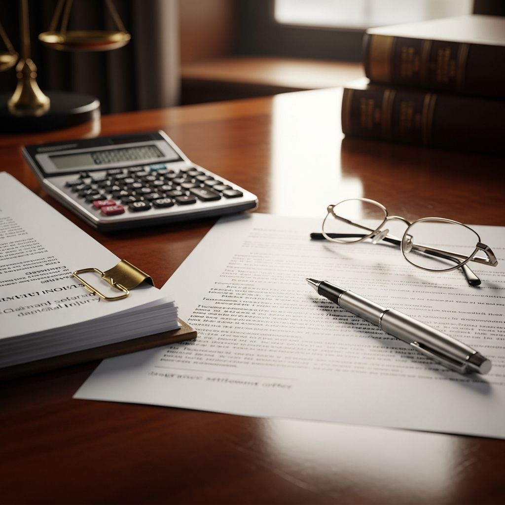 Navigate the critical decision of accepting or rejecting insurance settlement offers for injury claims.