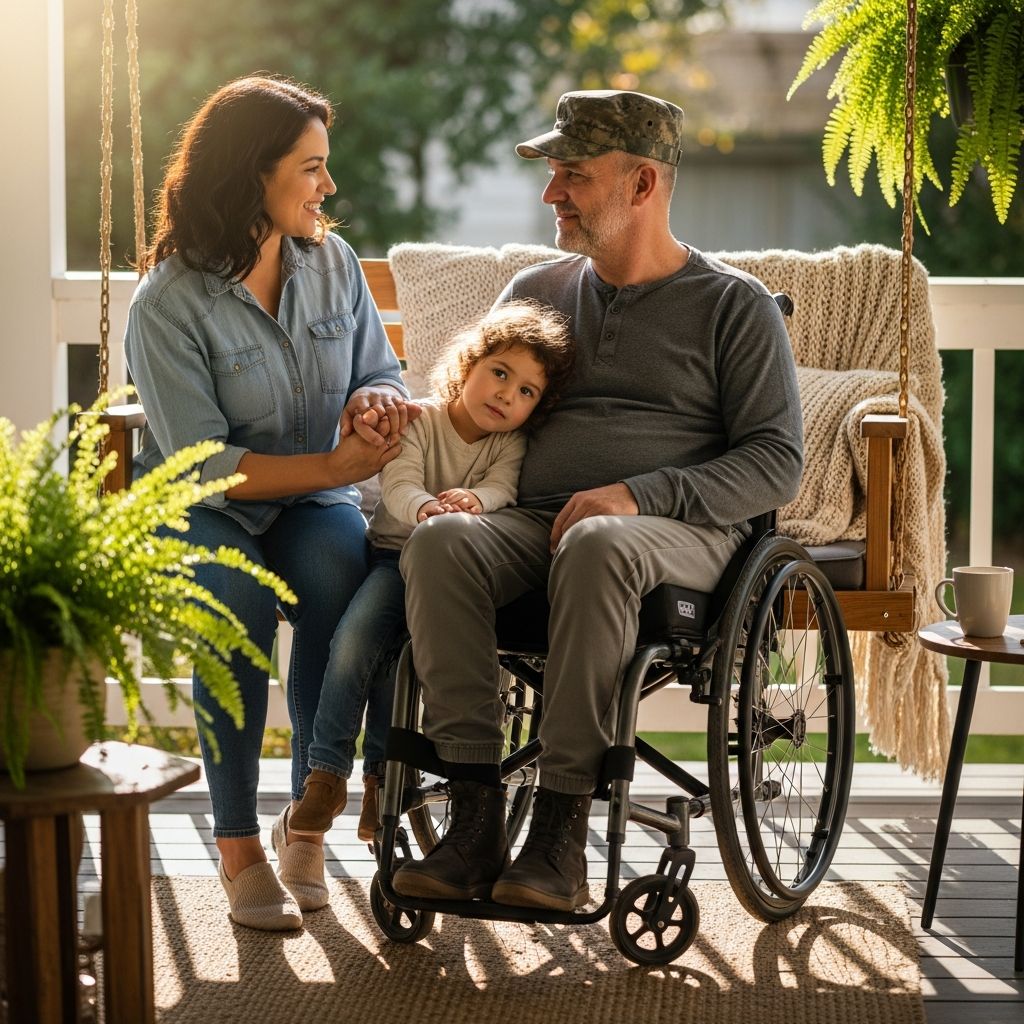 Essential aid programs for spouses and children of service-connected disabled veterans, including healthcare, education, and financial support.