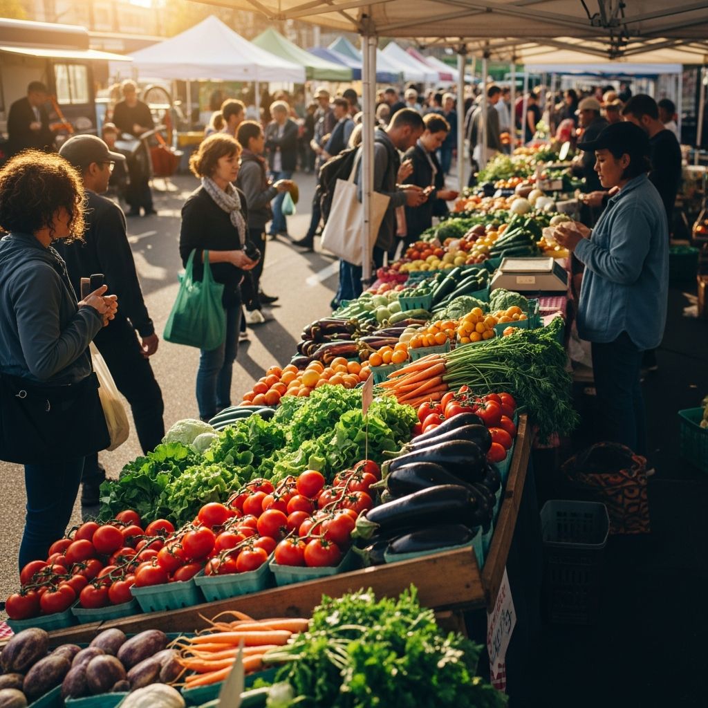 Master the essentials of entering farmers markets: from vendor setup and legal compliance to boosting sales and community impact.