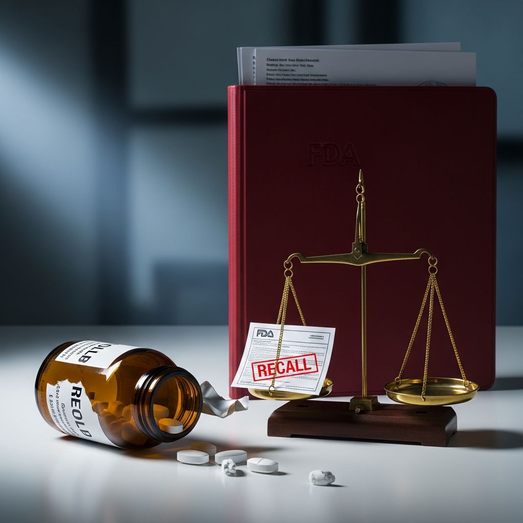Comprehensive guide to FDA drug recalls: classifications, processes, patient rights, and legal options for affected individuals.