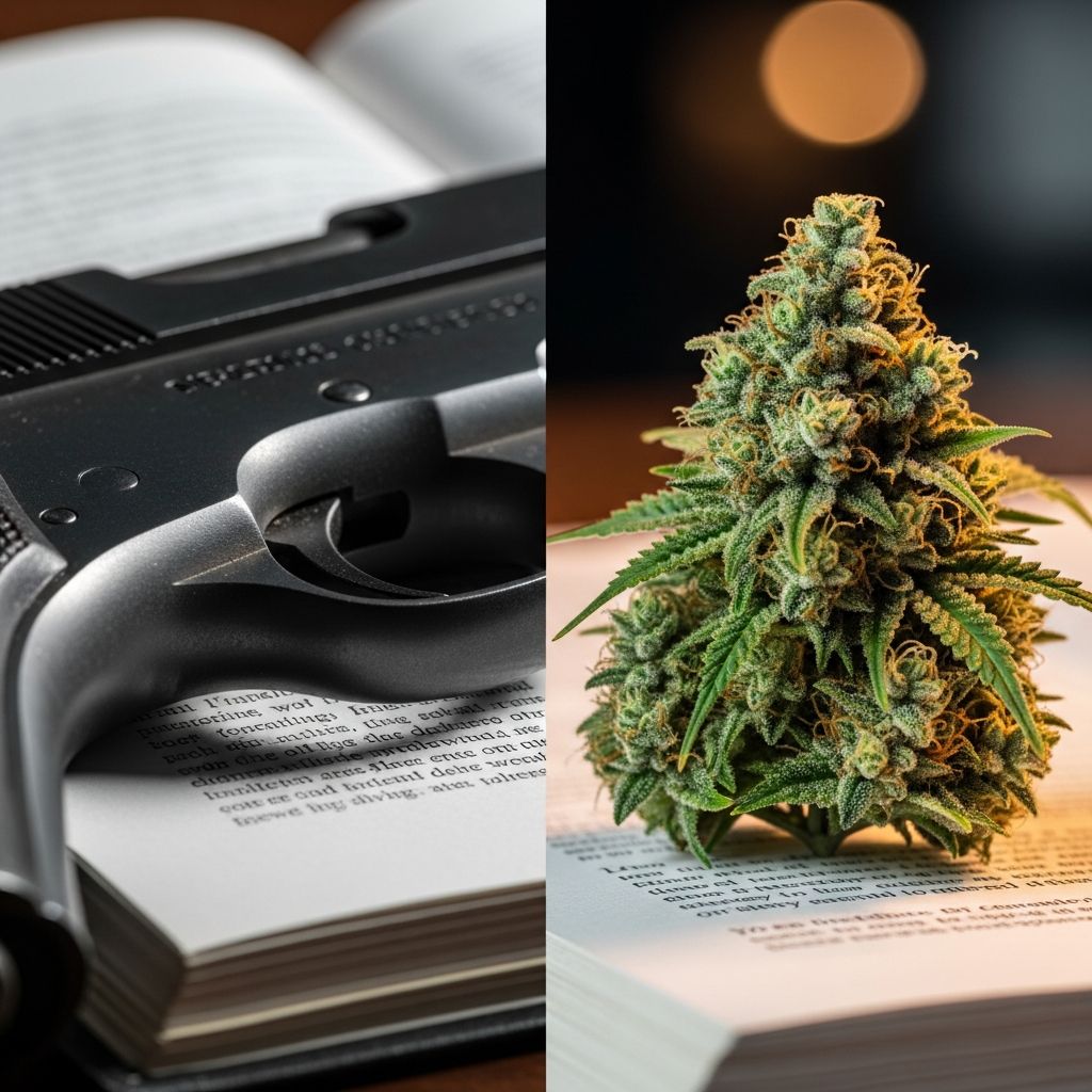 Navigating the clash between state-legal cannabis use and federal gun ownership prohibitions in America.