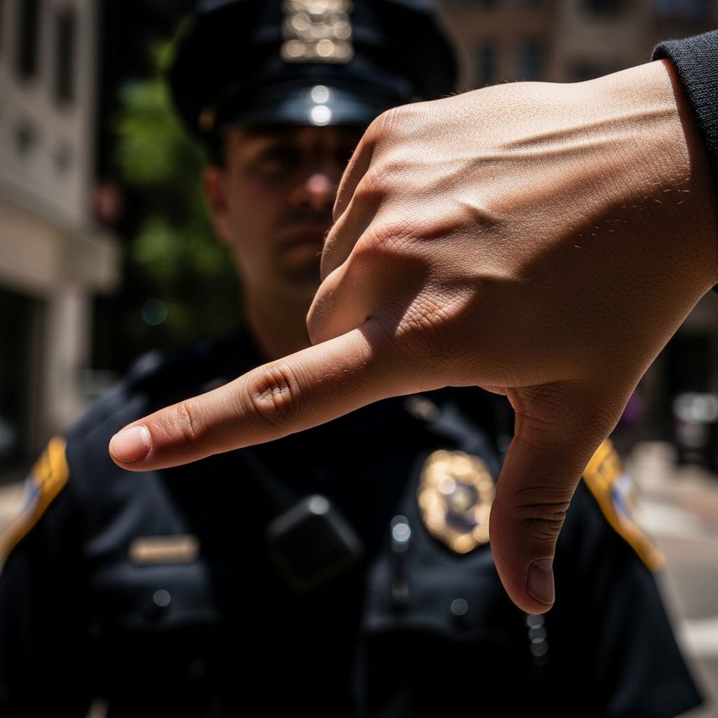 Understanding your constitutional rights when expressing frustration toward law enforcement officers.