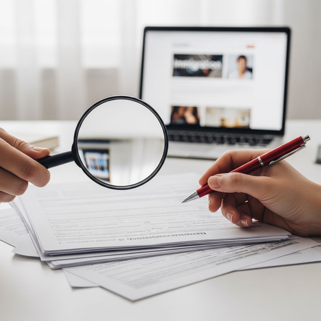 Learn how to identify, report, and correct mistakes on your immigration documents efficiently.