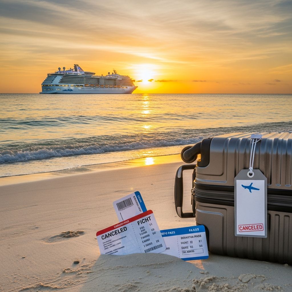 Discover your legal rights and compensation options when an airline cancellation causes you to miss your dream cruise vacation.