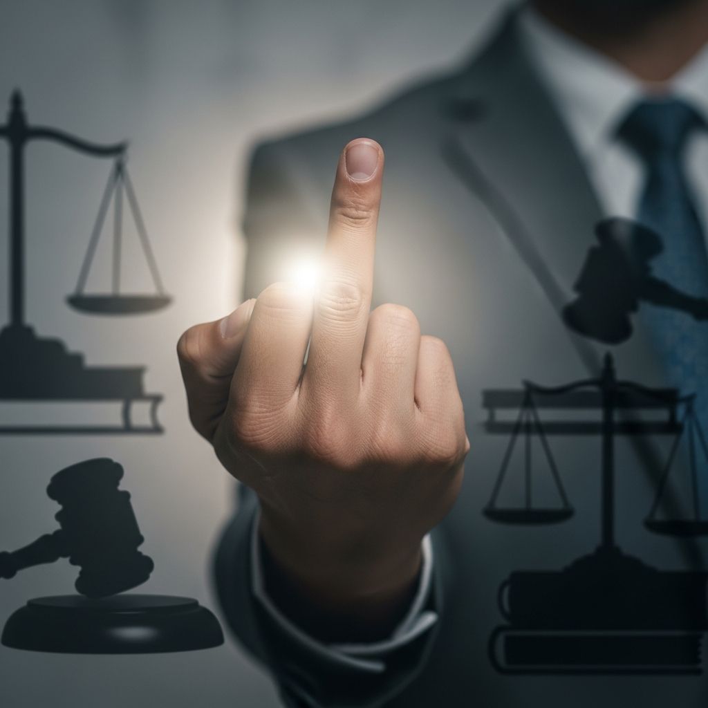 Unpacking the First Amendment protections for offensive gestures like the middle finger—and where they meet their limits.