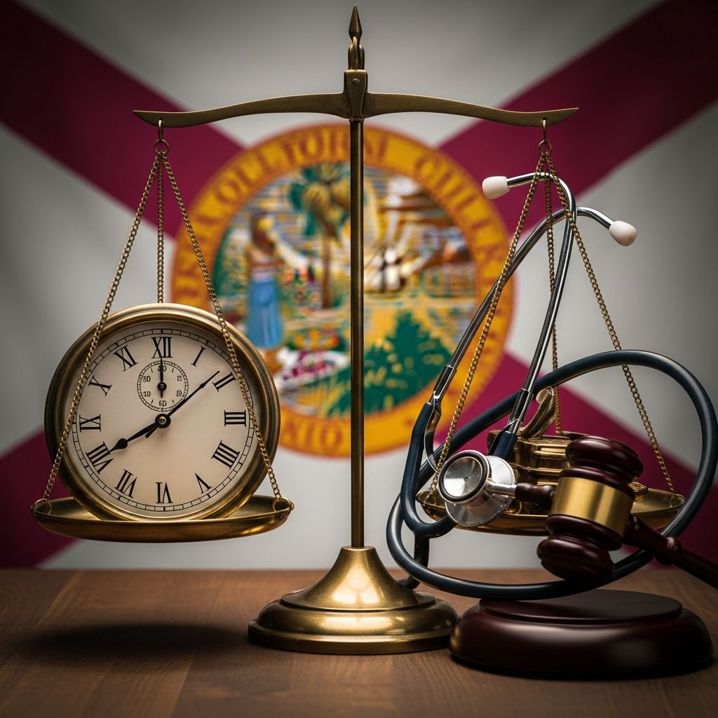 Florida Medical Malpractice Time Limits Guide Understand Florida's strict 2-year limit and 4-year cap for filing medical negligence claims to protect your legal rights.