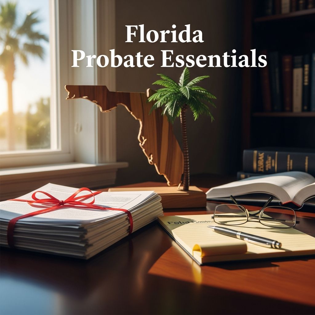 Florida Probate: 3 Administration Types, Timelines, Costs Master the Florida probate process: types, steps, timelines, and strategies to simplify estate settlement efficiently.