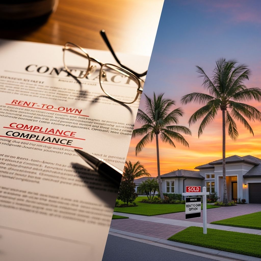 Navigate Florida's rent-to-own regulations with essential legal guidelines for property owners and buyers.