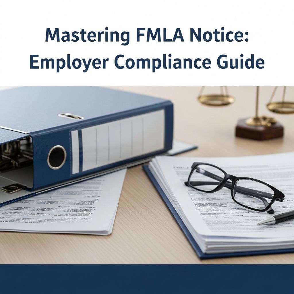 Navigate FMLA notice rules to protect your business: Essential steps for timely eligibility, rights notices, and avoiding legal pitfalls.