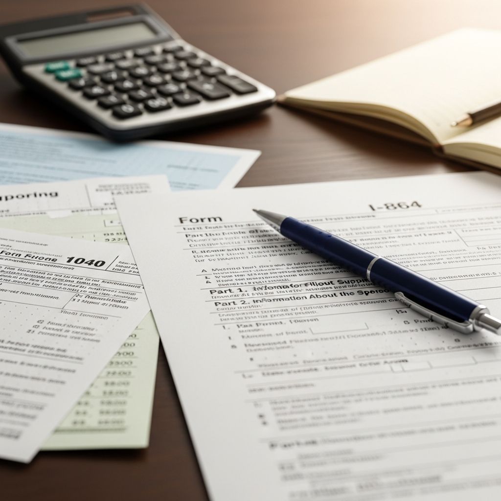 Essential guide to Form I-864: Understand sponsorship duties, income rules, and documents for family-based U.S. immigration success.