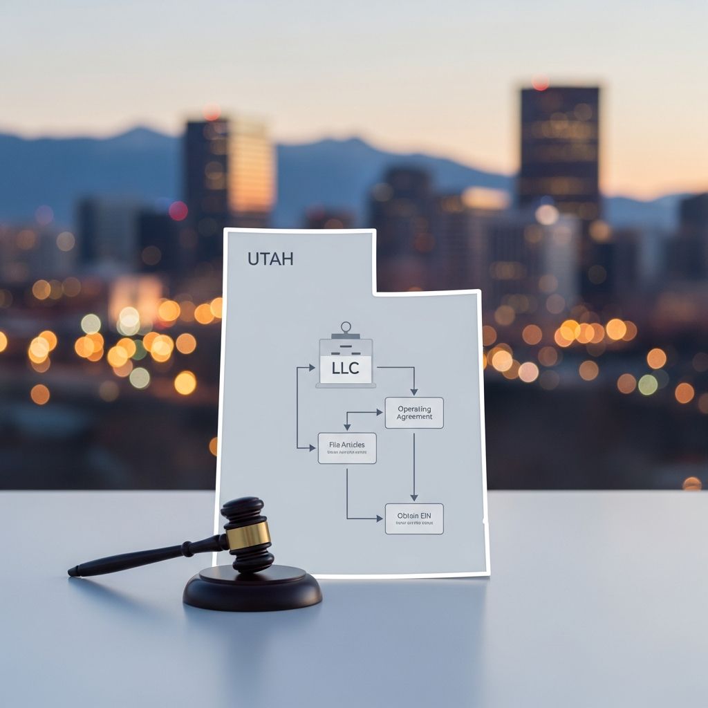 Step-by-step instructions for launching your Utah LLC, from naming to ongoing compliance and tax obligations.