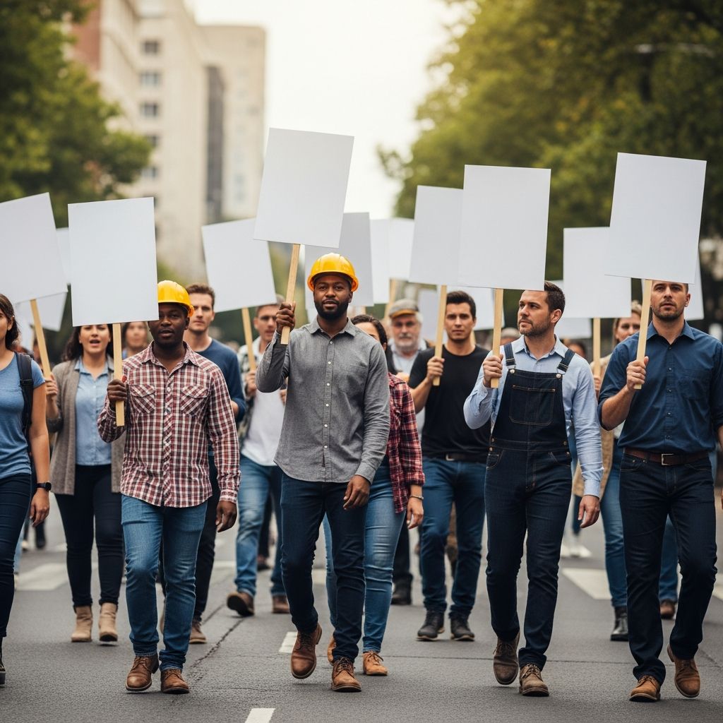 Explore your legal rights to join a general strike and understand federal restrictions on collective labor action.