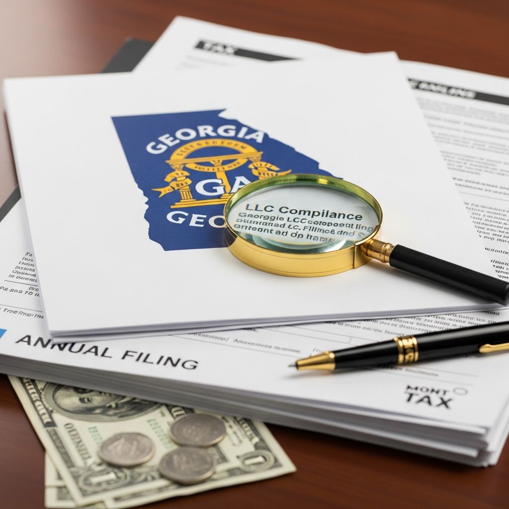 Master Georgia LLC annual registration, fees, deadlines, and tax obligations to ensure ongoing compliance and avoid costly penalties.