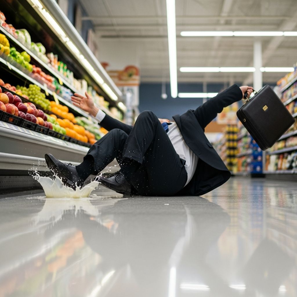 Discover if you have a valid claim after slipping in a grocery store, key evidence needed, typical settlements, and steps to take for compensation.