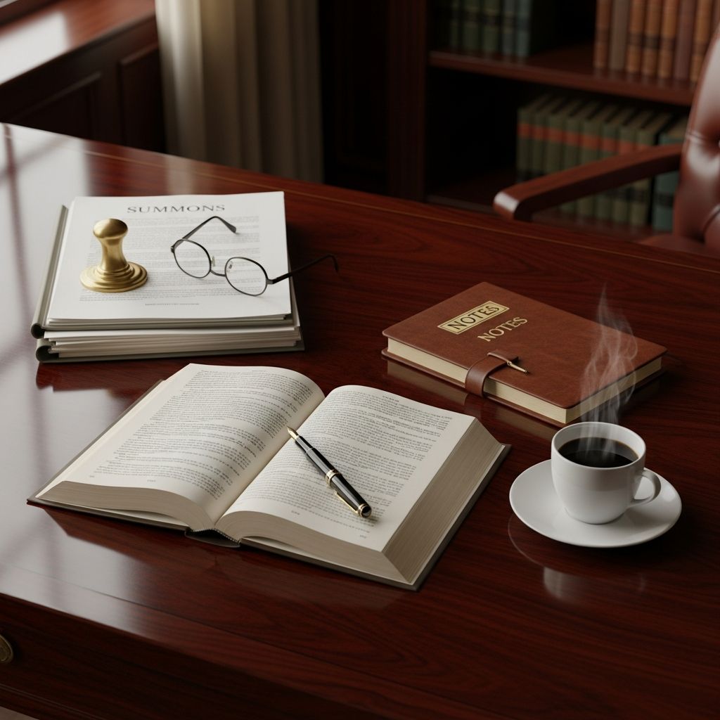 Essential steps for defendants to respond effectively to a civil lawsuit summons and protect their rights.