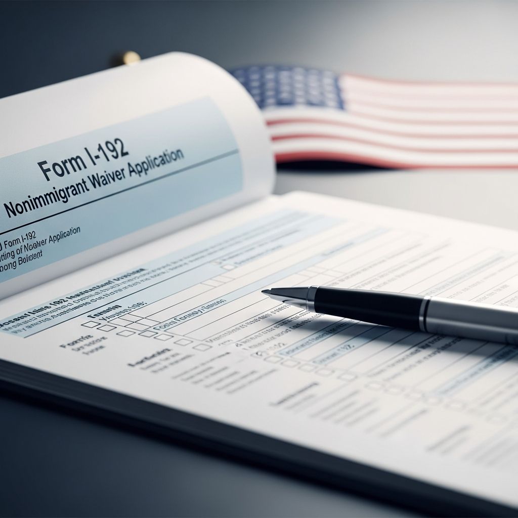 Comprehensive guide to completing Form I-192 for overcoming inadmissibility barriers for temporary U.S. entry as a nonimmigrant.
