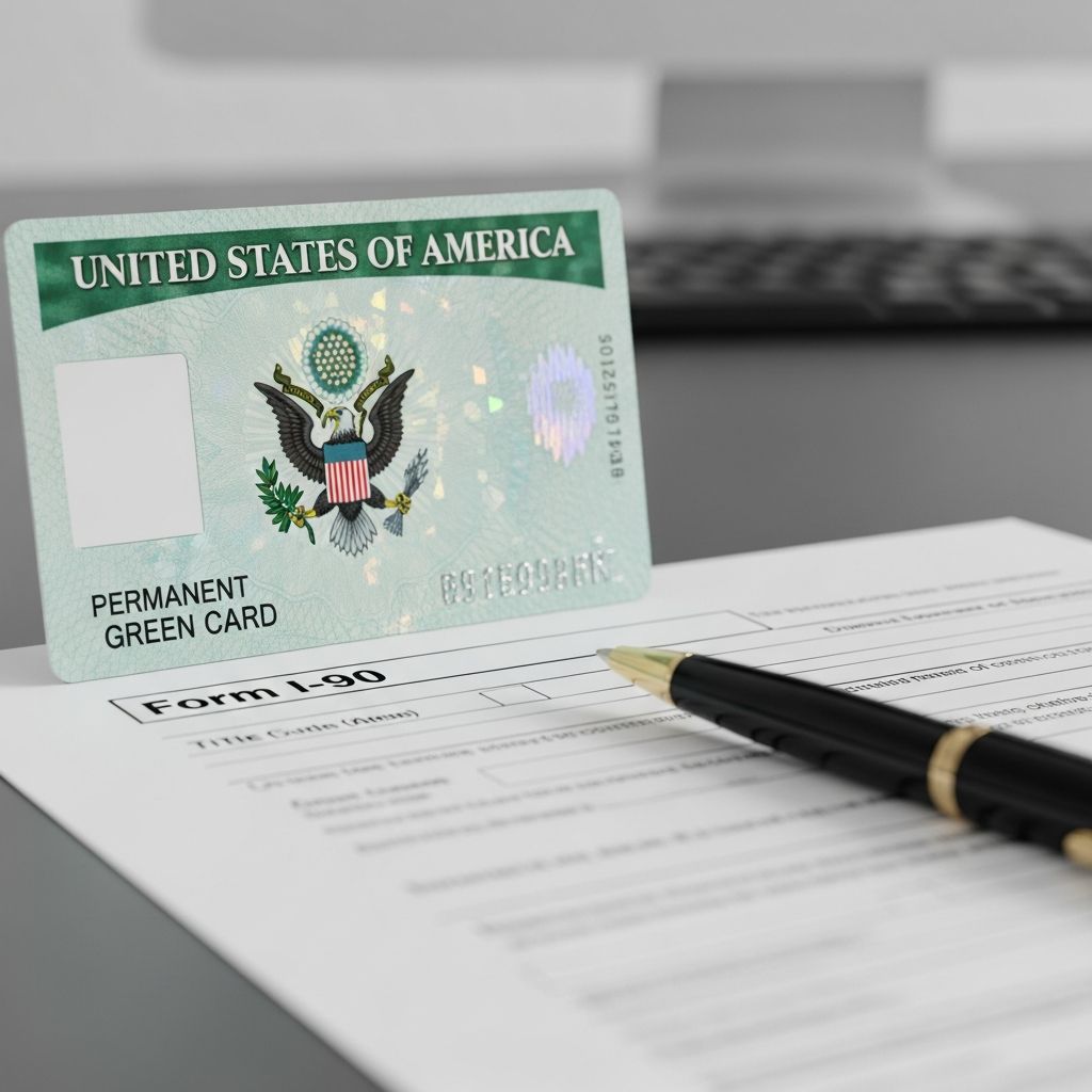 Step-by-step instructions for completing Form I-90 to renew or replace your U.S. Permanent Resident Card effectively and avoid common pitfalls.