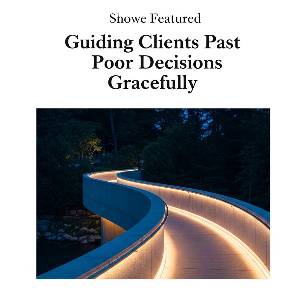 Master the art of steering clients away from bad choices without damaging trust or your professional relationship.