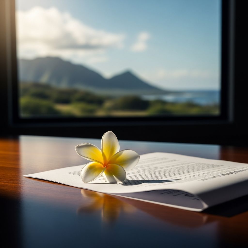 Understand Hawaii's Our Care, Our Choice Act: eligibility, process, and end-of-life options for terminally ill residents.