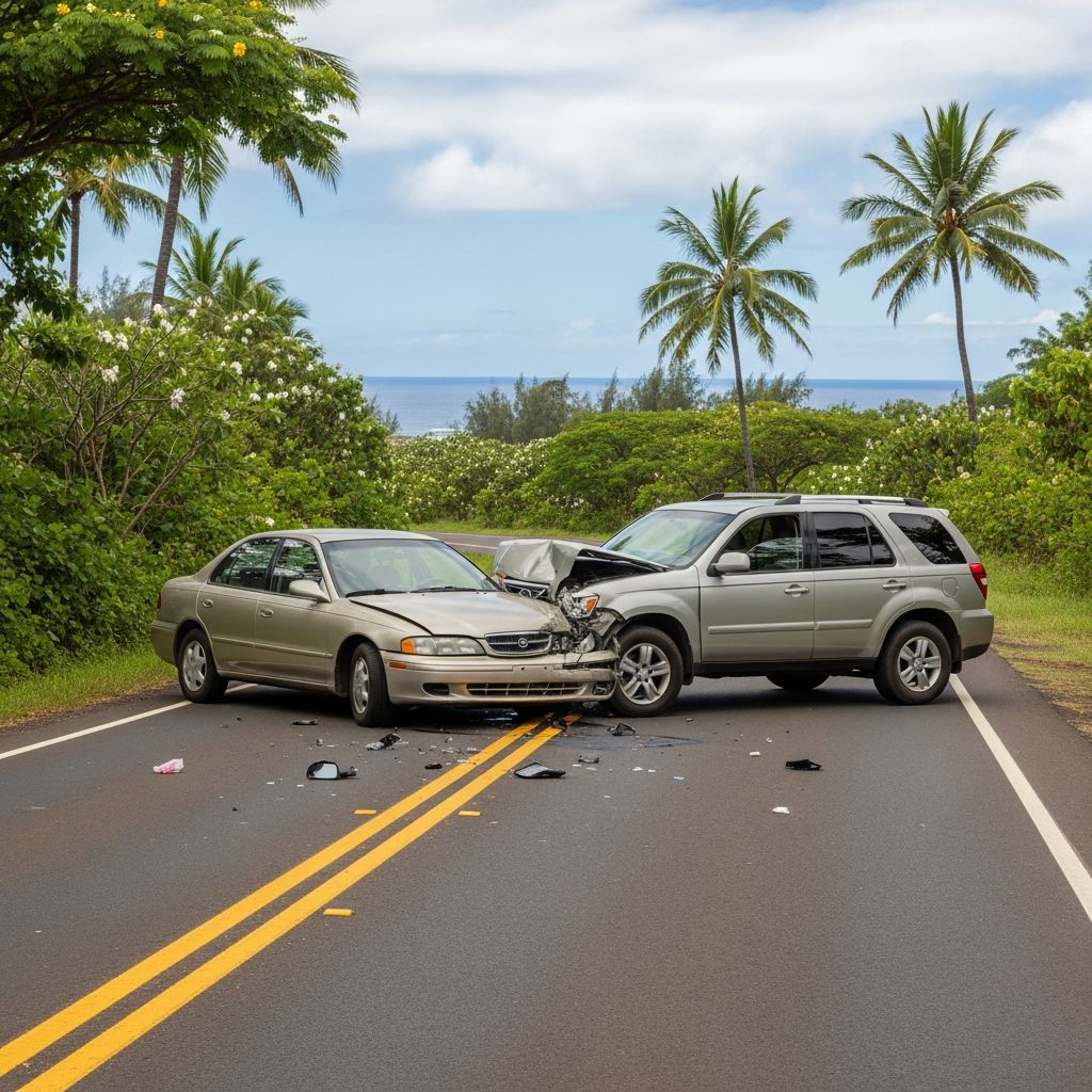 Comprehensive guide to Hawaii's car accident laws, insurance requirements, and legal remedies.