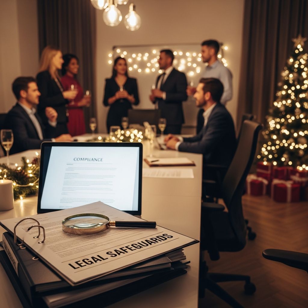 Essential strategies to host inclusive, fun office holiday events while minimizing legal risks for your business.