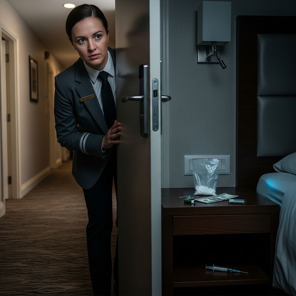 Essential protocols for hotel employees finding illegal substances, ensuring safety, legal compliance, and property protection in high-stakes scenarios.