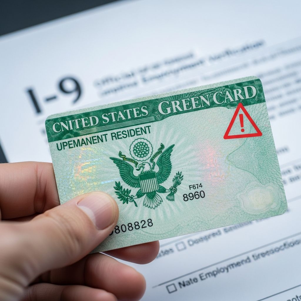 I-9 Citizenship Check: Green Card Risk Alert Discover how incorrectly marking U.S. citizen or national on Form I-9 can jeopardize your permanent residency application and lead to serious immigration consequences.