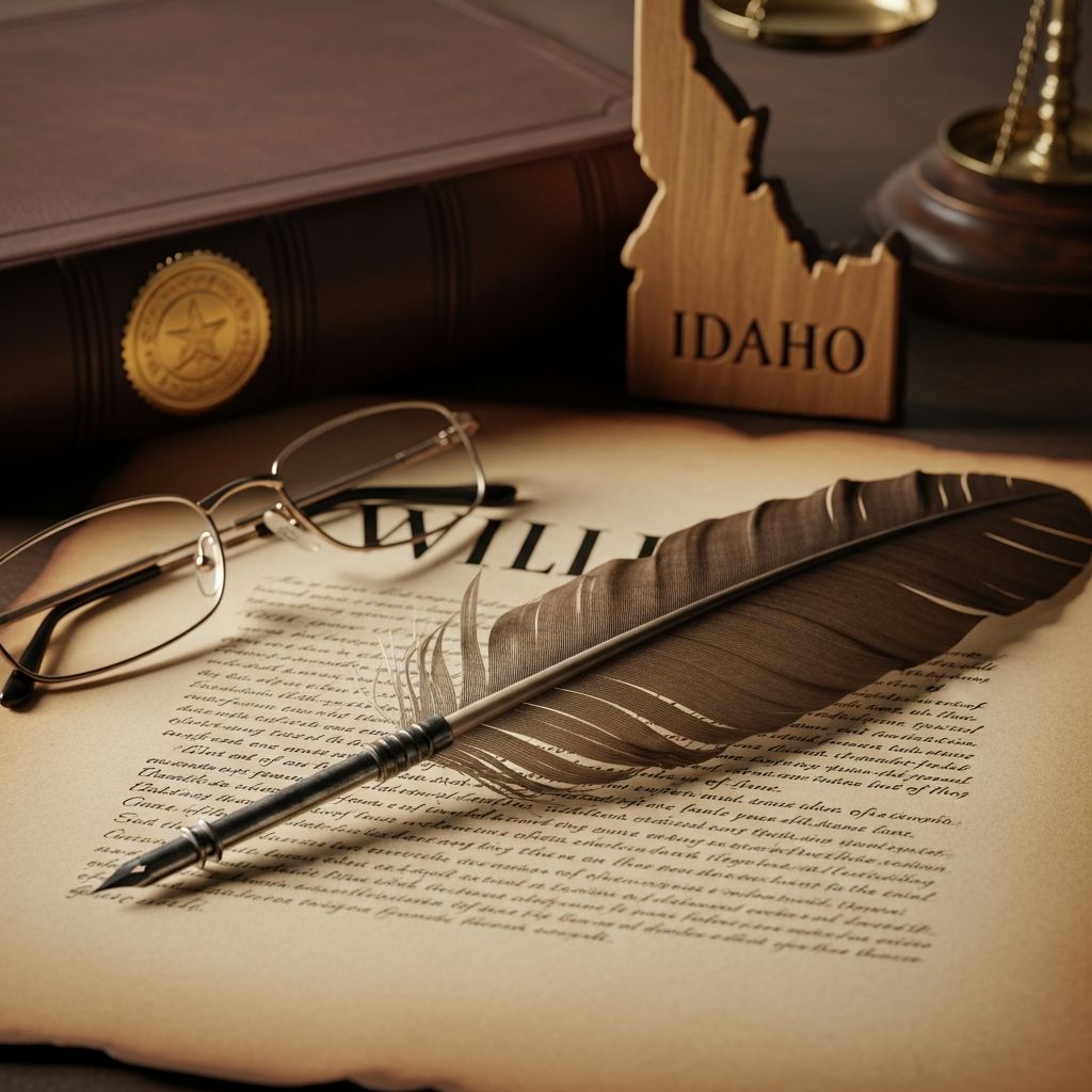 Learn the legal essentials for creating a binding will in Idaho, from formal documents to holographic options and family provisions.