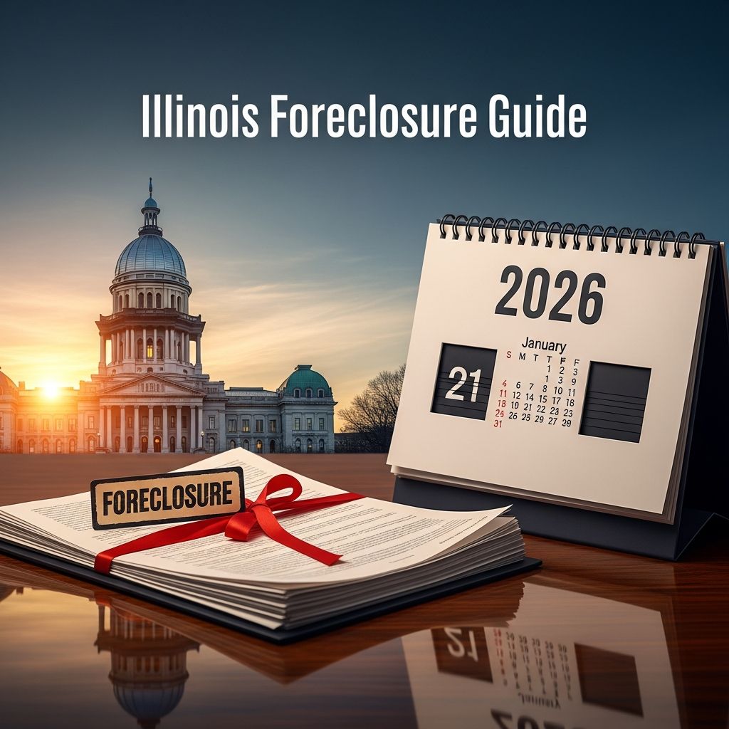 Comprehensive overview of Illinois foreclosure processes, timelines, homeowner rights, and the transformative 2026 Receivership Act.