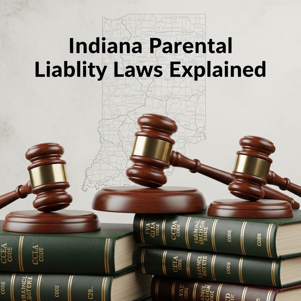 Understand how Indiana holds parents accountable for children's actions, from property damage to driving mishaps and beyond.